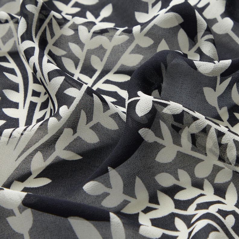 Chiffon grandes branches – noir/blanc, image number 2