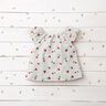 Tissu double gaze de coton Cerises brodées | Poppy Fabrics – blanc/rouge feu,  thumbnail number 6