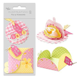Kit de bricolage pop-up Baby Girl  – rose, 