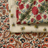 Tissu de décoration Gobelin Motif floral rétro – beige clair/cuivre,  thumbnail number 7