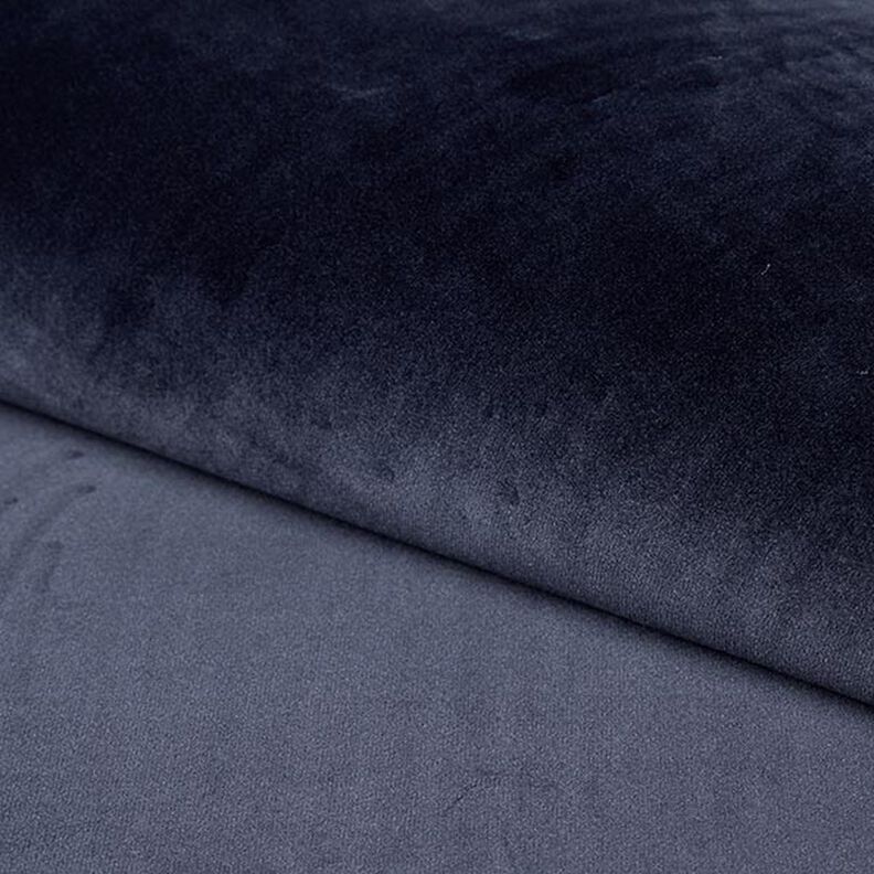 Tissu de revêtement Velours – bleu nuit,  image number 1