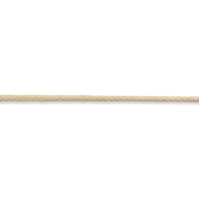 Cordon en coton [Ø 3 mm] – beige clair,  image number 2