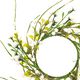 Couronne de fleurs décorative avec baies [Ø11 cm/ 39 cm] – blanc/vert,  thumbnail number 2