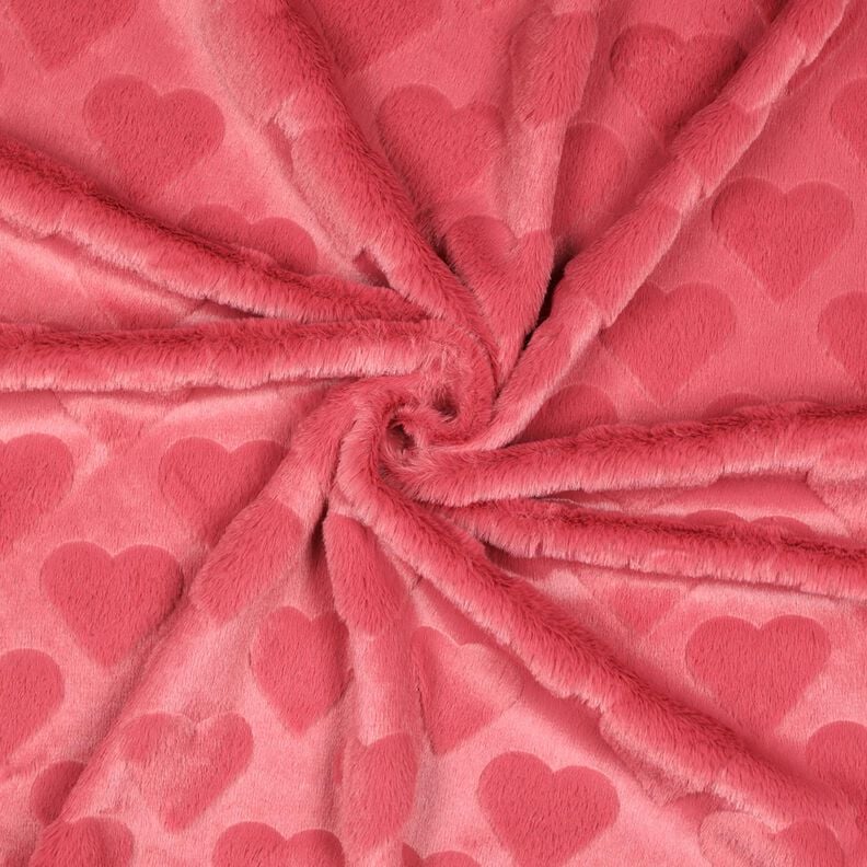 Fourrure synthétique Cœurs | Poppy Fabrics – mauve,  image number 3