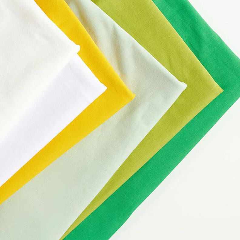 Jersey coton Medium uni – vert,  image number 5