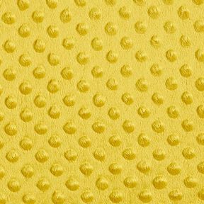 Polaire douillet points en relief – jaune curry, 