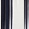 Tissu de décoration Panama Blockstreifen – bleu noir/gris brume,  thumbnail number 1