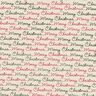 Tissu en coton Cretonne Merry Christmas – nature/carmin,  thumbnail number 1