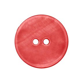 Bouton nacré pastel - rouge, 