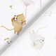 Popeline coton Souris et pissenlit – blanc – Échantillon,  thumbnail number 5