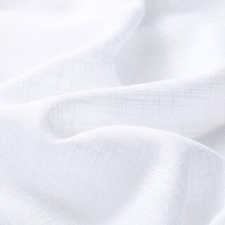 Tissu rideau voile aspect lin 300 cm – blanc, 