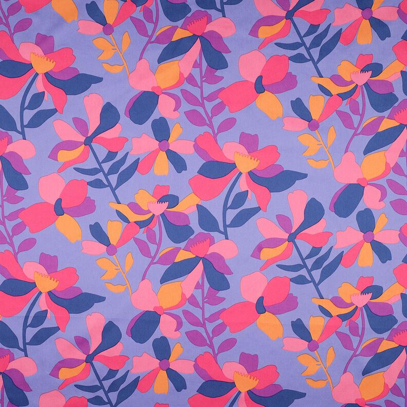 Satin de coton Cloverdale | Nerida Hansen – lilas bleu/lilas rouge,  image number 1