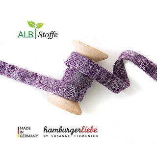 Cordon Hoodie Bio Cord Me Melange GOTS - mauve | Albstoffe | Hamburger Liebe, 