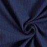 Jersey de coton gaufré uni – bleu marine,  thumbnail number 1