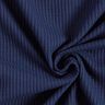 Jersey de coton gaufré uni – bleu marine,  thumbnail number 1