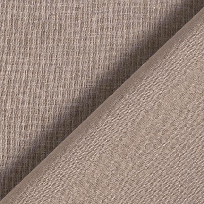 Jersey coton Medium uni – taupe foncé,  image number 5