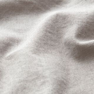 Lin et coton mélangé lavé – gris clair | Reste 90cm, 