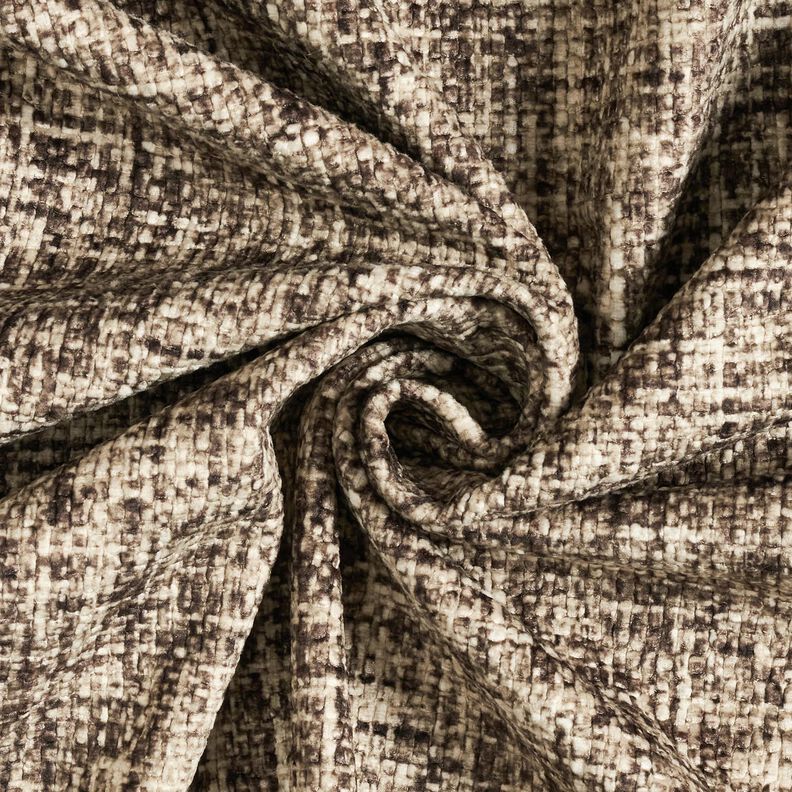 Tissu de revêtement velours gaufré – marron foncé,  image number 3