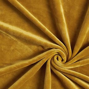 Velours stretch Tissu Nicki – moutarde, 