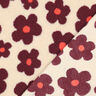 Ourson Fleurs | Poppy Fabrics – noix de cajou/rouge bordeaux,  thumbnail number 5