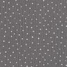 Tissu double gaze de coton Petits points – gris schiste/blanc,  thumbnail number 1