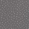 Tissu double gaze de coton Petits points – gris schiste/blanc,  thumbnail number 1