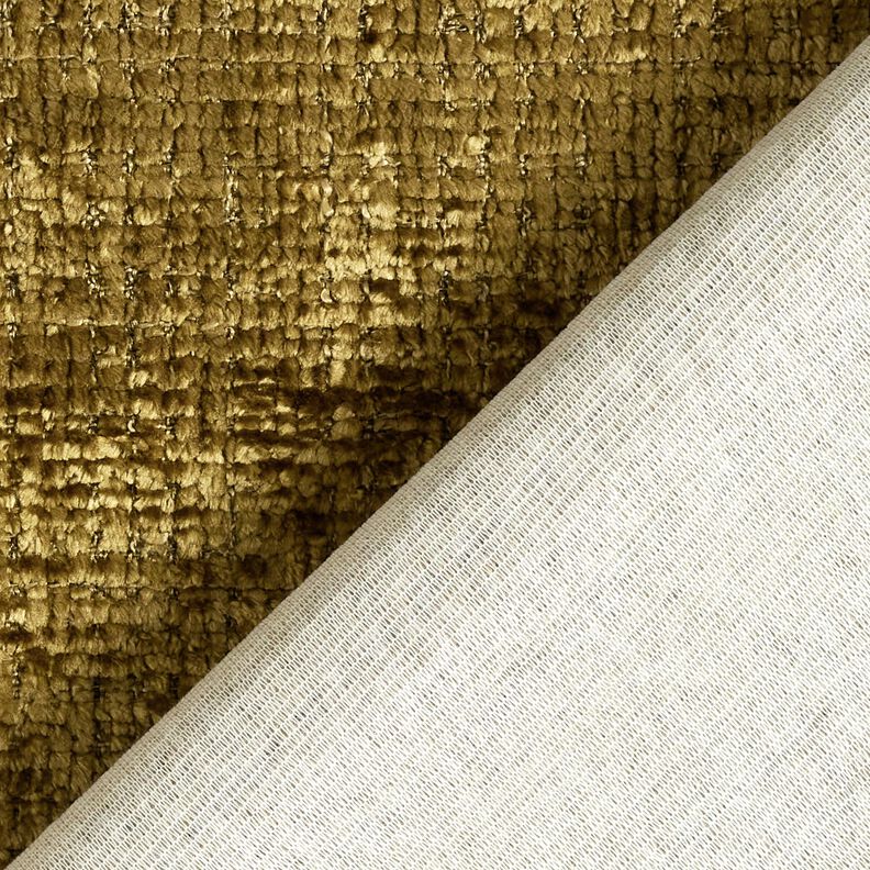Tissu de revêtement Chenille Uni – olive, image number 3