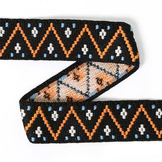 Élastique de couleur Zigzag - noir | Prym, 