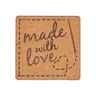 Pièce décorative Made with Love – marron,  thumbnail number 1