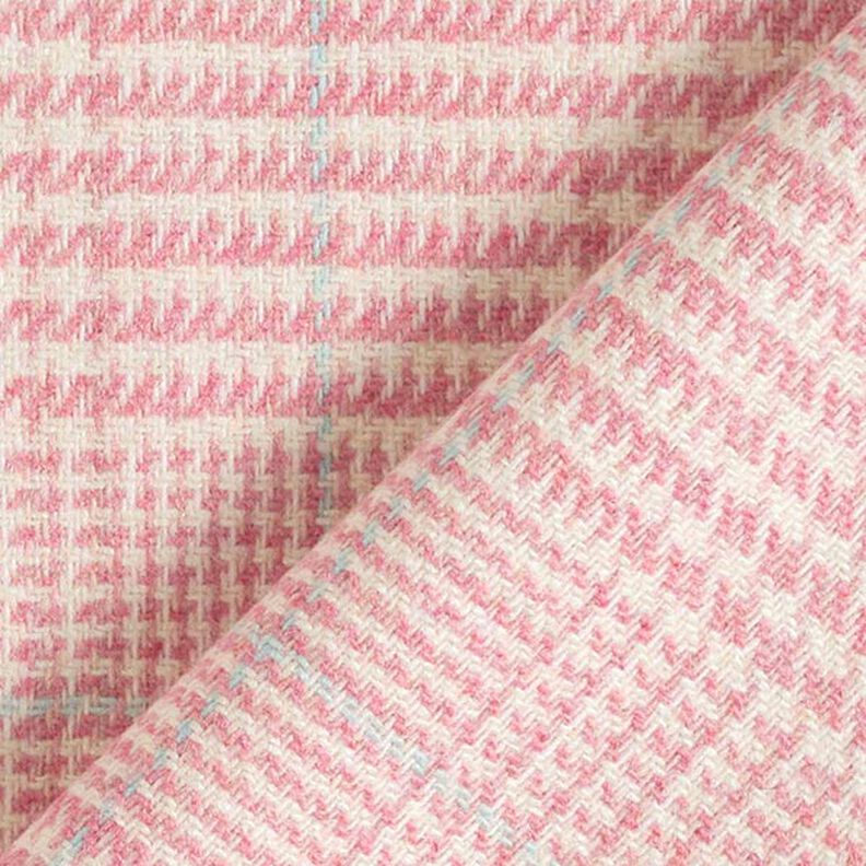 Drap de laine Prince de Galles – rose,  image number 6