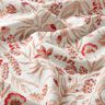 Tissu double gaze de coton Fleurs folkloriques – nature/rouge,  thumbnail number 2