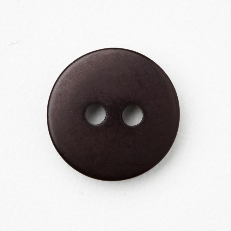 Bouton à 2 trous rond [Ø 11 mm] – noir,  image number 1