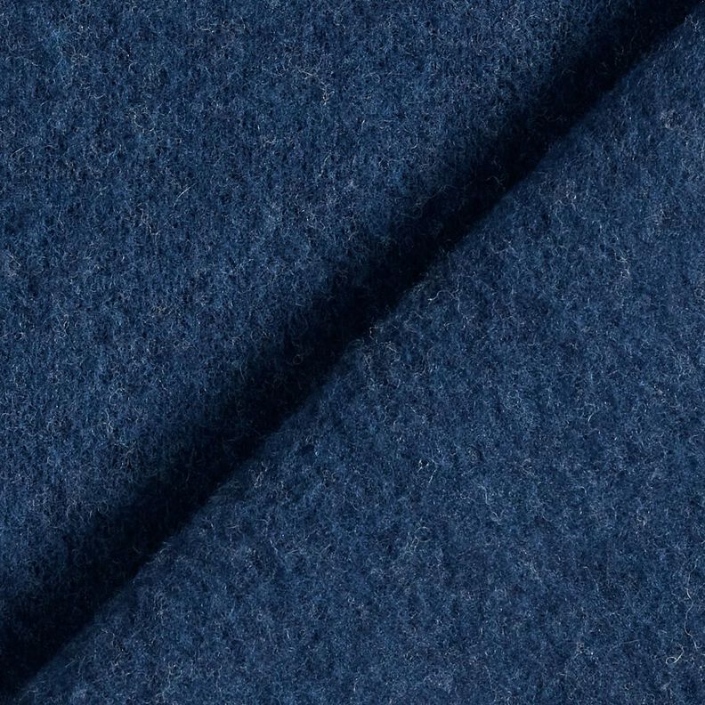 Polaire de laine pure laine vierge Uni – bleu marine, image number 3