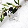 Tissu de décoration Panama Olives – blanc/noir,  thumbnail number 4