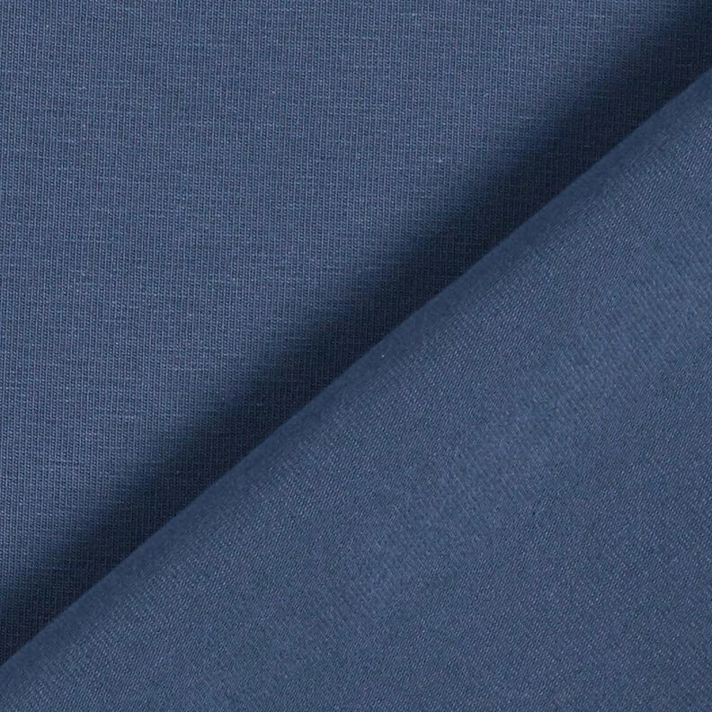 Jersey coton Medium uni – bleu océan, image number 5