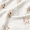GOTS Jersey coton Lapin et fleur Impression numérique – ivoire,  thumbnail number 2