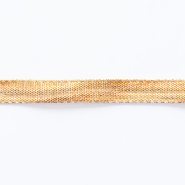 Ruban lin/coton [ 10 mm ] – orange,  image number 1
