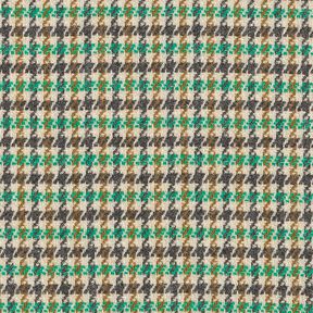 Laine mélangée Carreaux – vert/anthracite, 