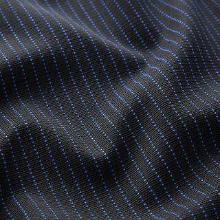 Jersey Punto di Milano Fines rayures – noir/indigo, 