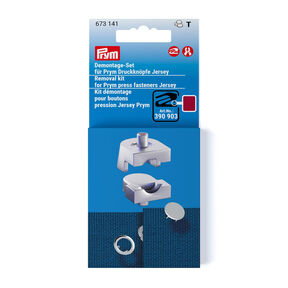 Kit de démontage boutons-pression Jersey [Ø 8 + 10 mm] | Prym – argent métallisé, 