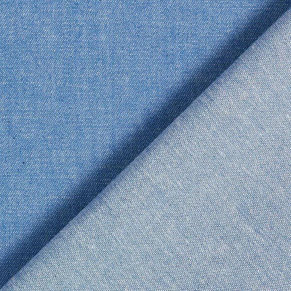 Chambray coton aspect jean – bleu,  image number 3