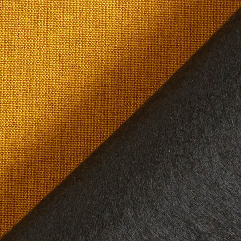 Tissu de revêtement Chiné uni – jaune curry, image number 3
