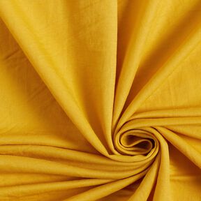 Viscose mélangé fin uni – moutarde, 