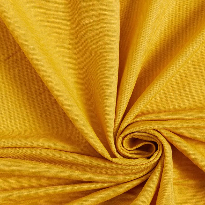 Viscose mélangé fin uni – moutarde, image number 1