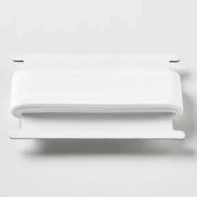 Bande en caoutchouc lisse [3 m | 40 mm] – blanc, 