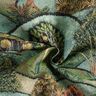 Tissu décoratif Gobelin Peinture de paysage – vert,  thumbnail number 3