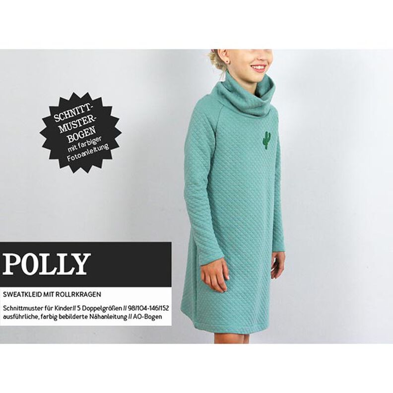 POLLY - Robe molletonnée cosy à col roulé, Studio Schnittreif  | 98 - 152,  image number 1