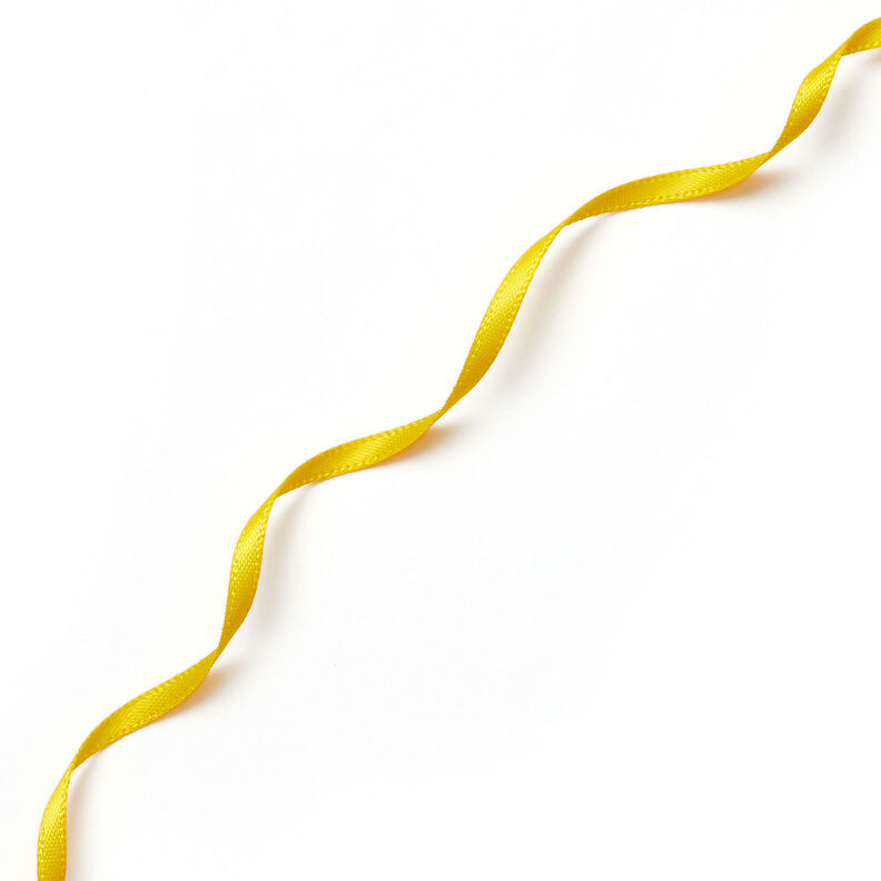 Ruban de satin [3 mm] – jaune soleil,  image number 2