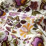 Popeline coton Fleurs cachemire – ivoire/lilas rouge,  thumbnail number 2