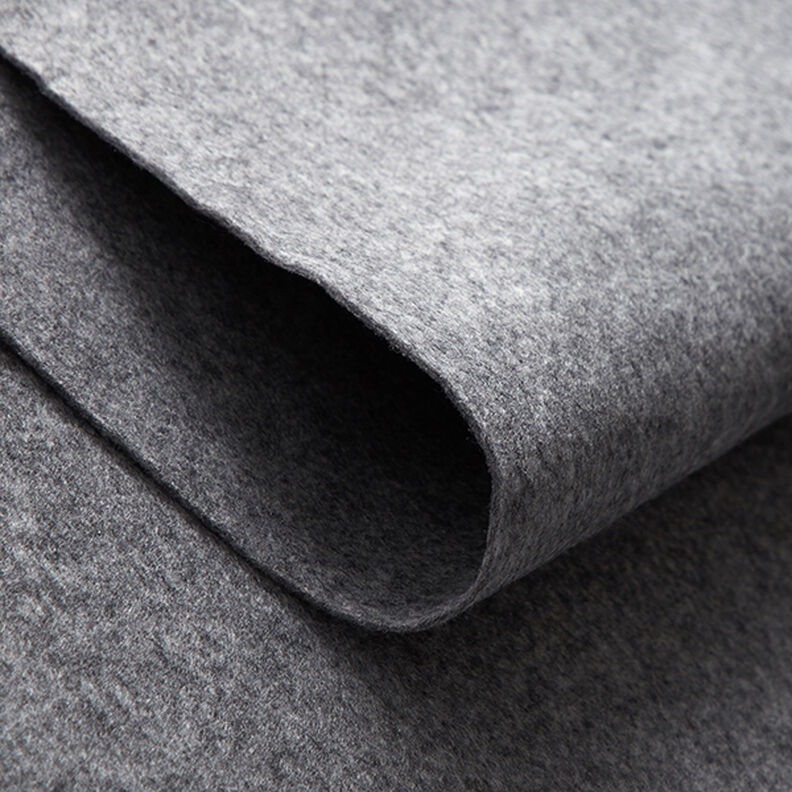 Feutrine mélangé 180 cm / 1,5 mm d’épaisseur – gris, image number 4